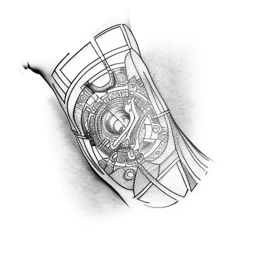 blood pressure arm band tattoo design idea