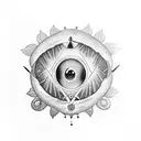 Arm tattoo inspired by: As above so below, as within so without. include all seeing eye tattoo design idea