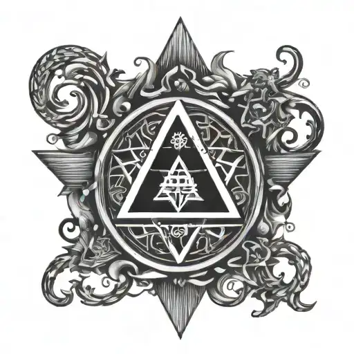Seal of solomon tattoo design idea