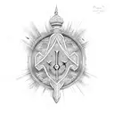 Joshua 1:9 with Roman numerals tattoo design idea