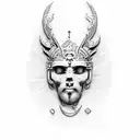 Joshua 1:9 with Roman numerals tattoo design idea