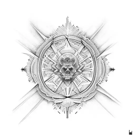 supernova  tattoo design idea