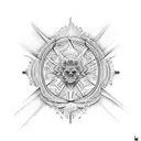 supernova  tattoo design idea