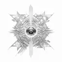 supernova  tattoo design idea