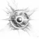 supernova  tattoo design idea