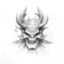 devil 666 tattoo design idea