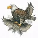 Serbian orthodox eagles tattoo design idea