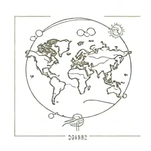 Climate change tattoo design idea