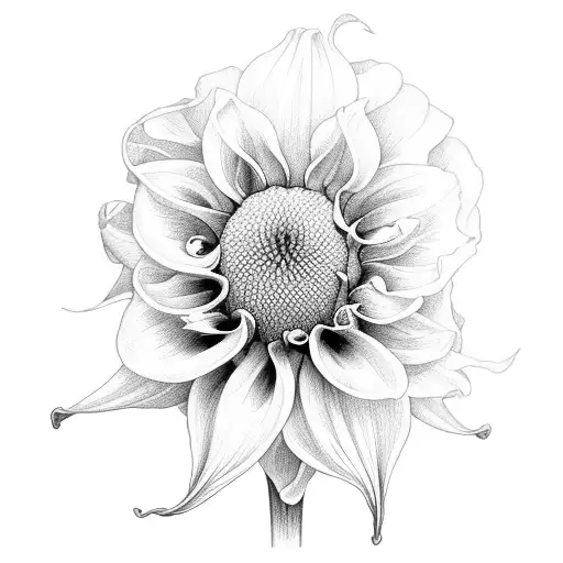 dahlia, Iris = gémeaux  Tournesol : ascendant Dahlia   Jonquille = cancer  Glaïeul, Pivoine = scorpion Calla =  tattoo design idea
