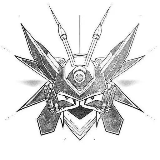 tengen toppa gurren lagann bee tattoo design idea