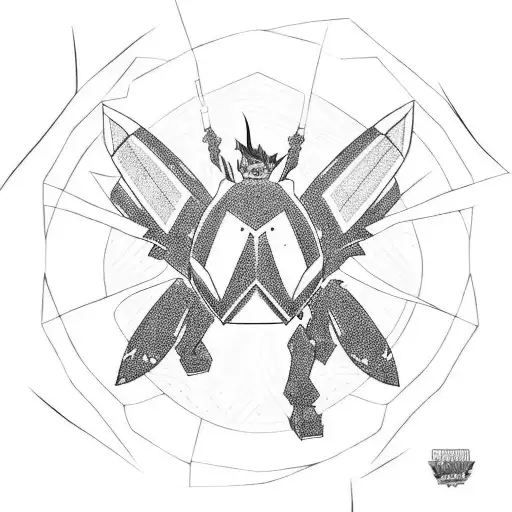 gurren lagann bee tattoo design idea