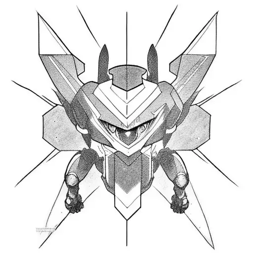 tengen toppa gurren lagann bee tattoo design idea