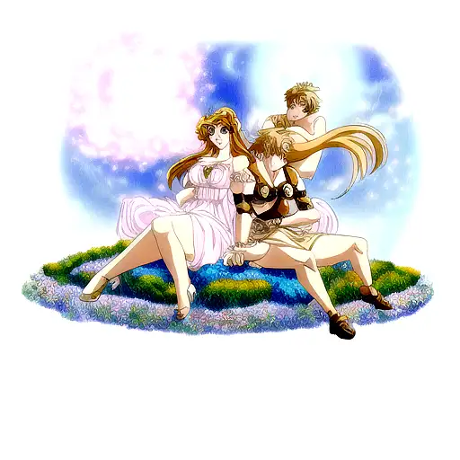 greek god artimiss and aphrodite tattoo design idea