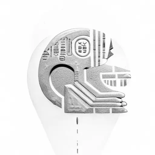 Hieroglyphics Writing tattoo design idea