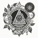 Paganism tattoo design idea
