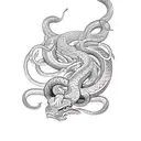 taurus snake tattoo design idea