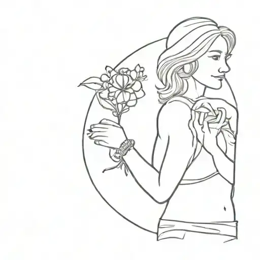 mamma mia simple tattoo tattoo design idea