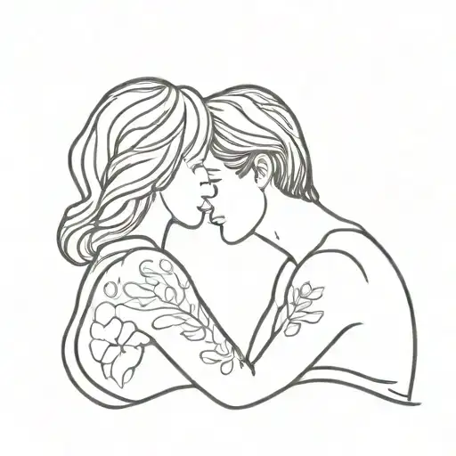 lay all your love on me mamma mia tattoo design idea