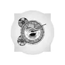 A record player with a vinyl record spinning, featuring LGBT symbols as the album cover tattoo design idea