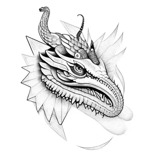 Quetzalcoatl  tattoo design idea