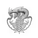 Quetzalcoatl  tattoo design idea
