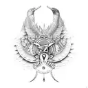 Quetzalcoatl  tattoo design idea