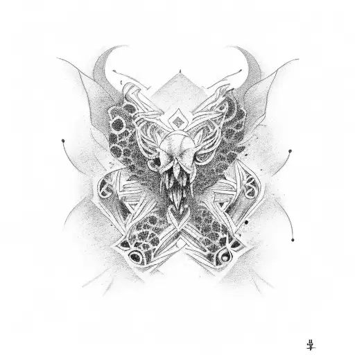 forever 13 tattoo design idea