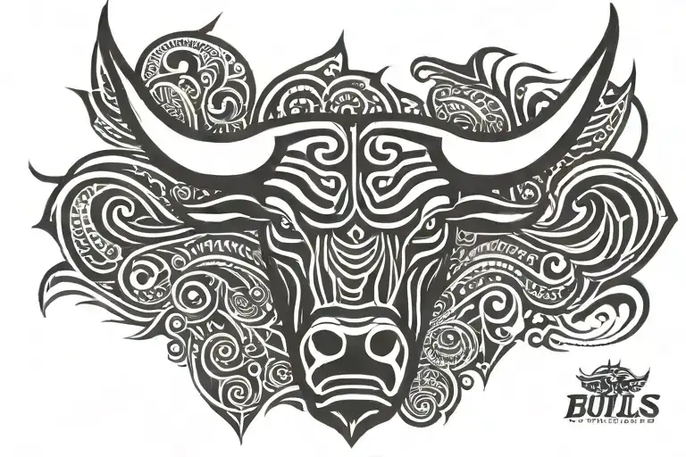 Chicago Bulls logo tattoo design idea
