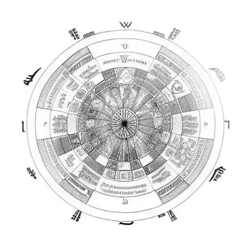 wheel of time, son progressing to father of a son named Oliver, leo, taurus tattoo design idea