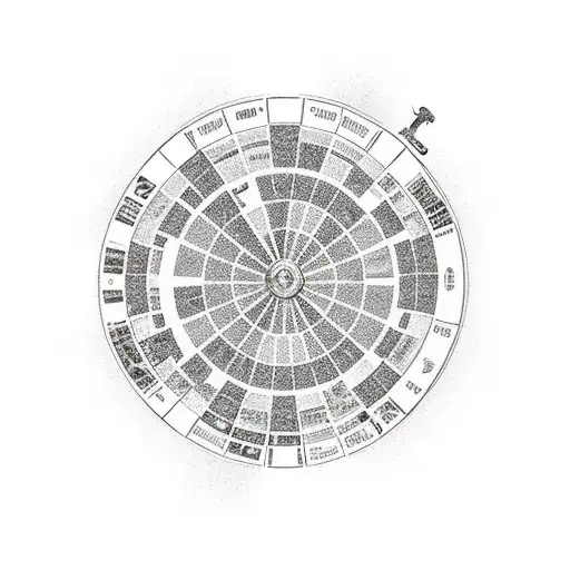 wheel of time, son progressing to father of a son named Oliver, leo, taurus tattoo design idea