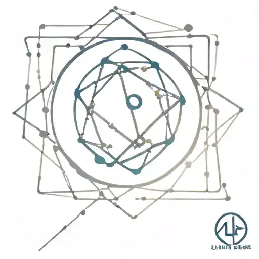 linkin park logo combined planets surrounding tattoo design idea