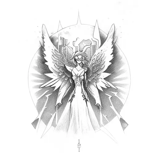 my mercy prevails over my wrath tattoo design idea