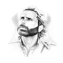 rick grimes - my mercy prevails over my wrath tattoo design idea