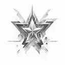 Winter Soldier Star tattoo design idea