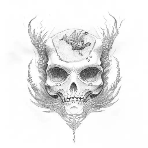 Anxiety tattoo design idea