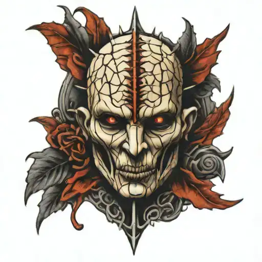 hellraiser tattoo design idea