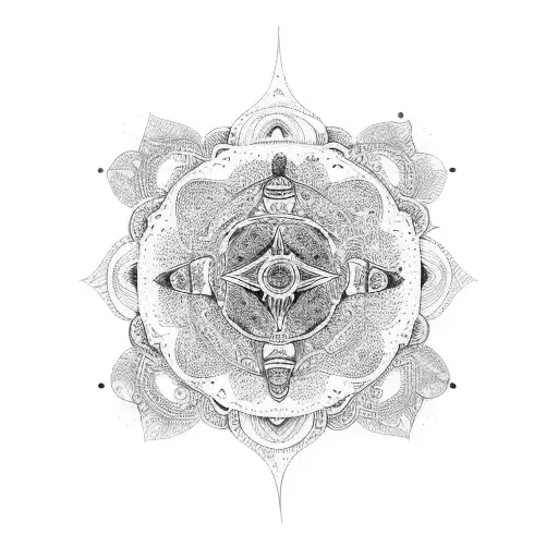 Mandala tattoo design idea