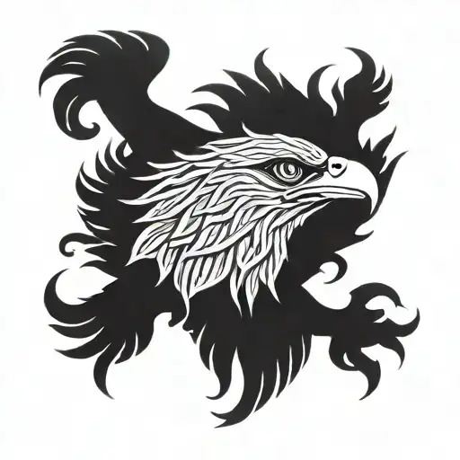 Eagles Jatayu from Ramayana tattoo design idea