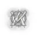 letters M P R A ,family, earth  tattoo design idea