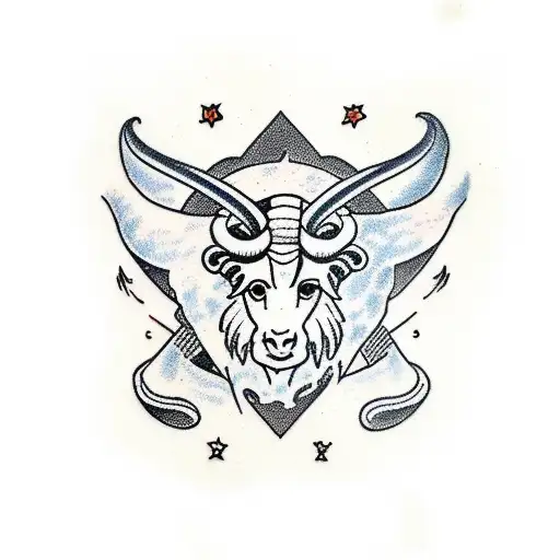 10 Awesome Aries Tribal Tattoos | Only Tribal