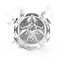 gemini zodiac tattoo design idea