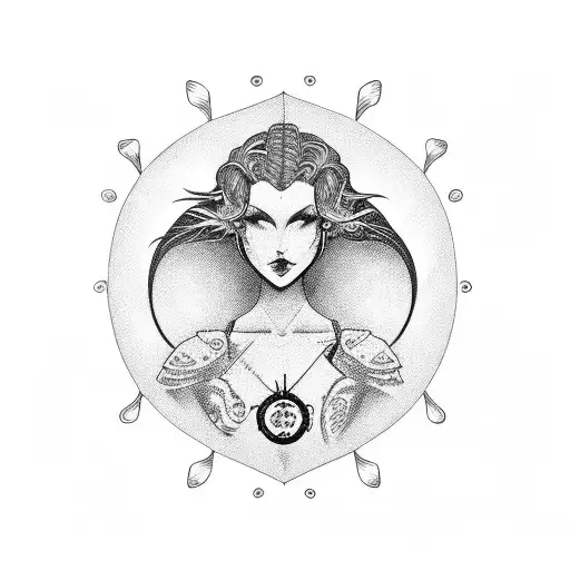 prymaid and mathematics  tattoo design idea