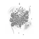 cursive  tattoo design idea