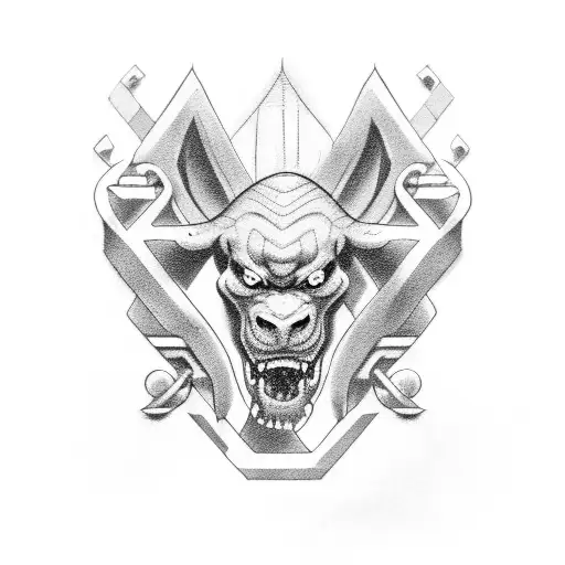 ogun tattoo design idea