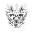 ogun tattoo design idea