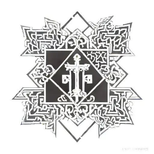 jerusalem and cross tattoo tattoo design idea