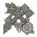 jerusalem and cross tattoo tattoo design idea