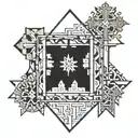 jerusalem and cross tattoo tattoo design idea