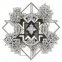 jerusalem and cross tattoo tattoo design idea