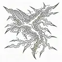 Lightning Bolt tattoo design idea